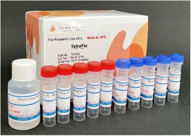 ジェリクルがコスモ・バイオと共同開発した生体組織・細胞・試料の固定化材TetraFixが販売開始