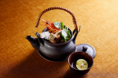 ▲松茸を使用した『土瓶蒸し』 ▲松茸を使用した『土瓶蒸し』