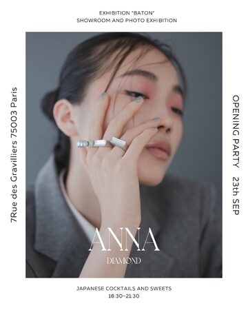 パリにて、ショールーム/写真展 開催決定のお知らせ【ANNA DIAMOND】