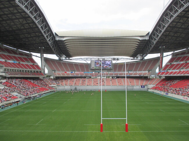 ビール製造工程の副産物を活用した「ビール酵母細胞壁」由来の農業資材（肥料原料）が、「豊田スタジアム」の芝管理に採用