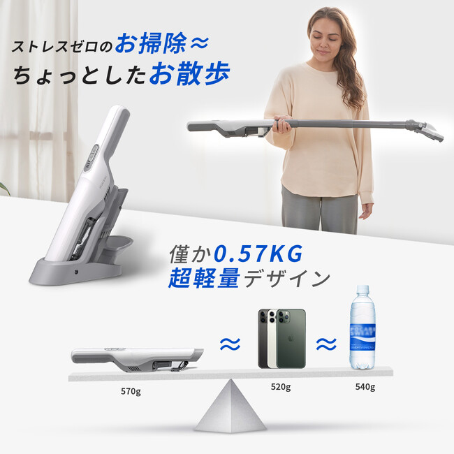 セール情報|プロセニック P6:軽量かつパワフルなコードレス掃除機がお得に!55%OFF!