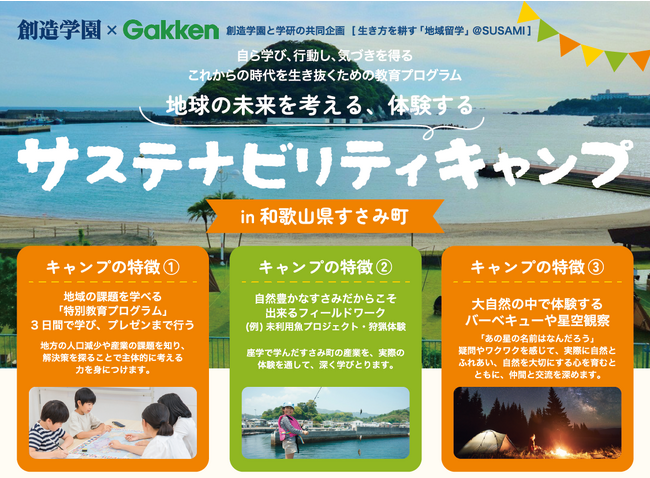 子どもたちが地球の未来を本気で考える3日間。「サステナビリティ×地域創生」サマーキャンプ実施。