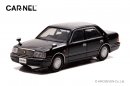 1/43 トヨタ クラウン ロイヤルサルーンG (JZS155) 1999 Black:左前 1/43 トヨタ クラウン ロイヤルサルーンG (JZS155) 1999 Black:左前