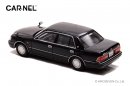 1/43 トヨタ クラウン ロイヤルサルーンG (JZS155) 1999 Black:左後 1/43 トヨタ クラウン ロイヤルサルーンG (JZS155) 1999 Black:左後