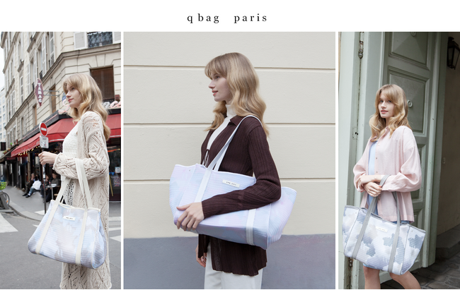 パリ発バッグブランド【q bag paris】から “水彩画風“バッグが登場！q bag paris「l’arc」（キューバッグパリ ラルク）発売