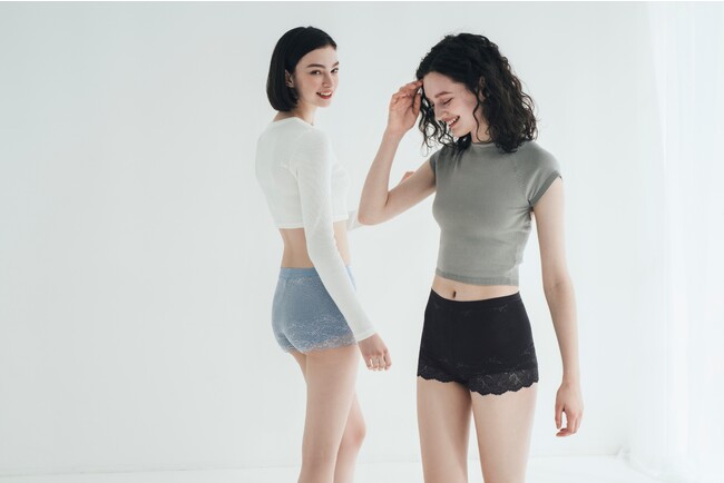20-30代女性の約6割が、ショーツの上に“黒パン”を着用。ヒップアップもできるオーバーパンツ［＋PANTS］を発売