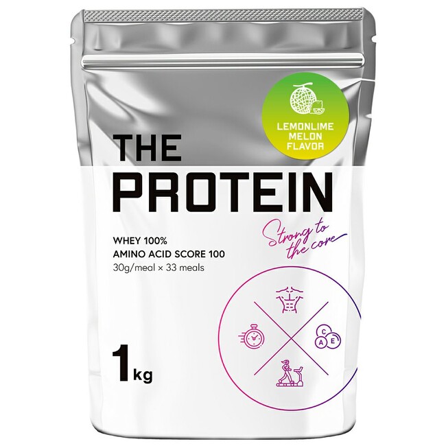 累計販売数25万個突破のプロテインブランド「THE PROTEIN」味が変化するフルーティーで新感覚なフレーバー！レモンライム＆メロン風味が9月1日(金)に新発売！