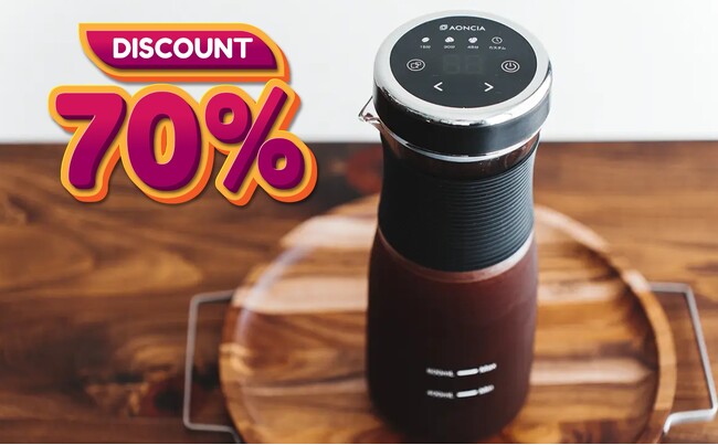 秋の「現品大処分セール」のお知らせ:充電式の水出しポット & ポータブルジューサー