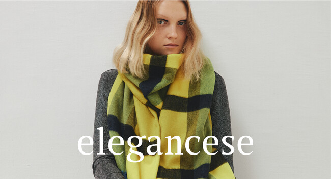 最高級ピュアカシミヤブランド『elegancese』より2023秋冬コレクション「froration 開花」を発売