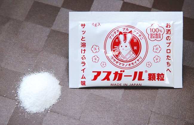接待続きで死にそうになっていた福岡の社長が自分のために作ったアルコール対策サプリメント「アスガール顆粒」。9月11日(月)よりドン・キホーテ300店舗以上で全国デビュー