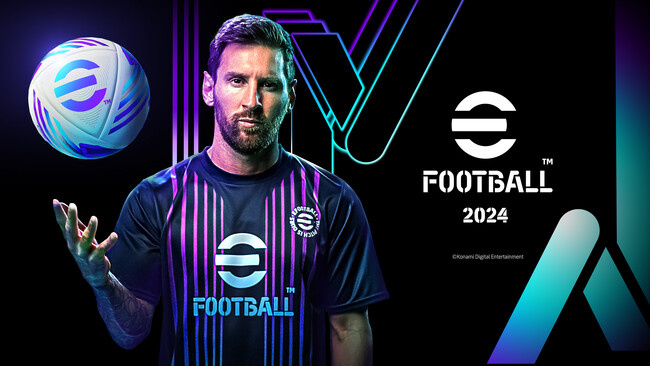 『eFootball(TM) 2024』へ大型アップデート！進化した操作性を最新データで体感しよう！世界最高のサッカー選手・メッシがアンバサダーに就任