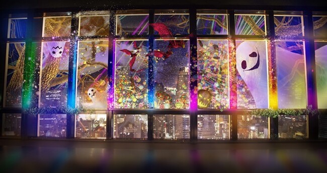 ネイキッドのデジタルアート×東京タワーの夜景プロジェクションマッピングによる迫力満点なハロウィンパーティー