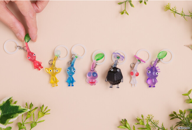 ＼ 「ピクミン」が約4cmのマスコットになってガシャポン(R)に登場！／カニカン＆シリコンパーツ付きで自分の持ち物に付けられる『ピクミン めじるしアクセサリー』