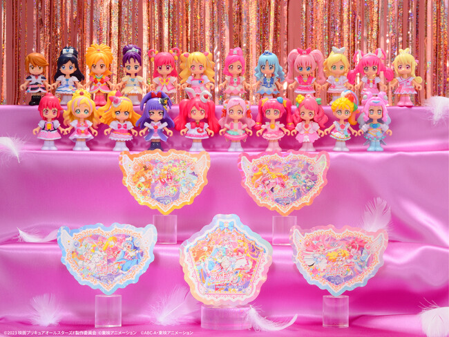プリキュア20周年映画公開記念 『映画プリキュアオールスターズＦ』×ナムコキャンペーンを開催！ ナムコ限定「ホロステッカー」や「プリコーデドール11種セット」をプレゼント(ハート)