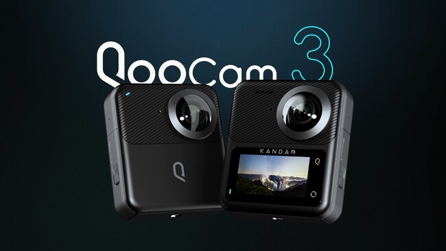 Kandao、360度カメラ「QooCam3」をリリース