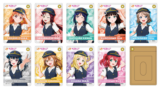 JR東海夏服姿のAqours（「ラブライブ！サンシャイン!!」）新グッズ発売決定！　「パスケース」「B2タペストリー」「トレーディングミニ色紙」9月20日（水）よりゲーマーズ沼津店ほかで販売開始