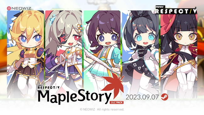 【NEOWIZ　プレスリリース】『DJMAX RESPECT Ｖ』「NEXON」との『メイプルストーリー』コラボDLCリリース