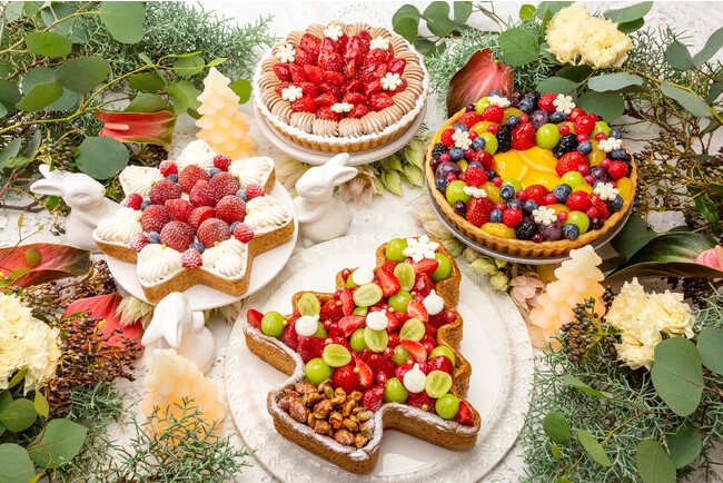 【キル フェ ボン】「クリスマスケーキ2023」1年に1度の特別な日を華やかに彩る全4種類のクリスマスケーキ