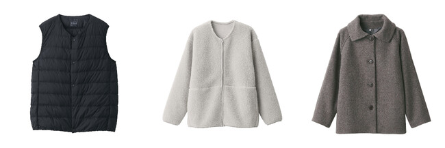 9/12(火)～　無印良品　再生素材を使用したアウター　発売のお知らせ