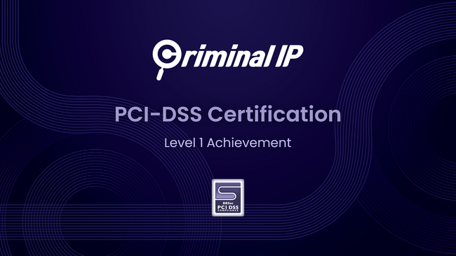 Criminal IP、PCI-DSSレベル1認証を取得