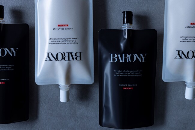 香りで女性を虜にする『BARONY MAGNET SHAMPOO』『BARONY MAGNET TREATMENT』のパッケージリニューアルのお知らせ