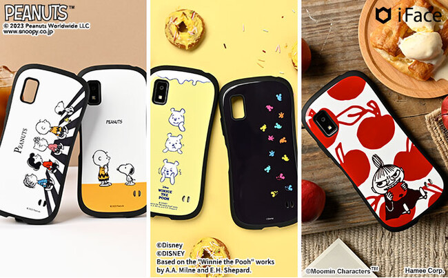 モバイルアクセサリーブランド「iFace（アイフェイス）」AQUOS wish3対応の「First Classケース」より「ディズニー」「PEANUTS」「ムーミン」デザインが登場！