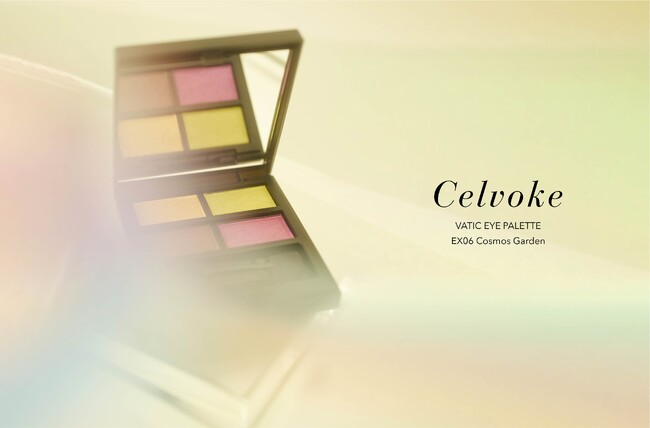 【Celvoke】阪急うめだ本店限定アイテムが登場！花びらのような華やかさが目を引くアイシャドウパレット