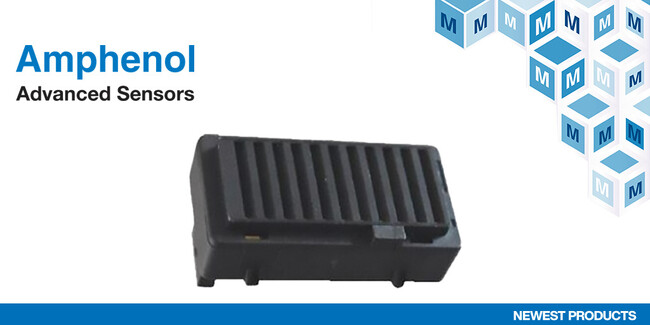 マウザー、Amphenolの「T6743-40K-E車載CO2センサ」の取り扱いを開始
