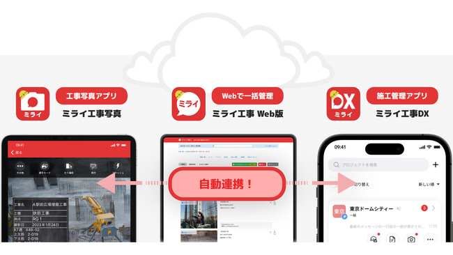 株式会社ミライ工事　アプリ名と製品ロゴが新しくなりました