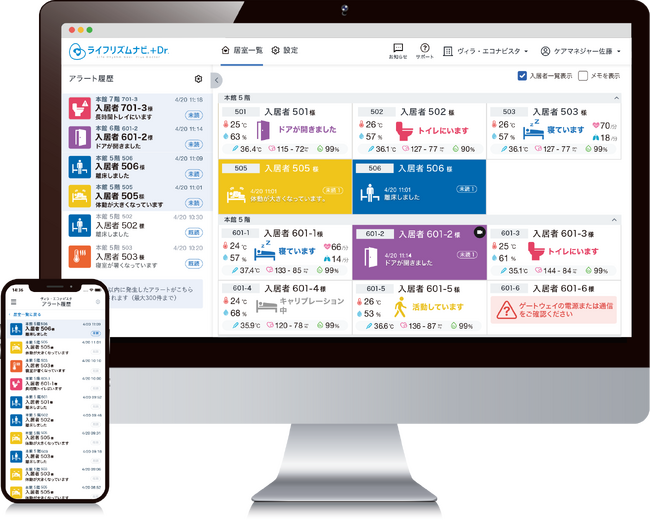介護の看取り期における独自AIを活用した「お看取りアラート」に関する特許取得と機能の正式リリースについて