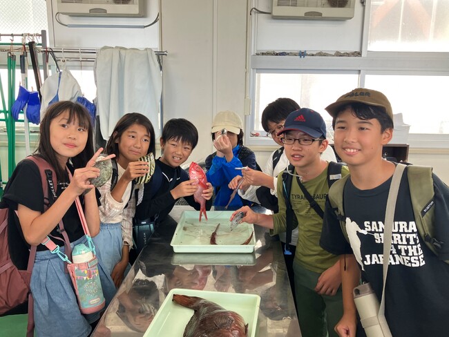 【千葉県立大原高等学校・勝浦水産事務所と共同開発した体験プログラム】資源管理とは！？栽培漁業について学ぶプログラムを実施しました！