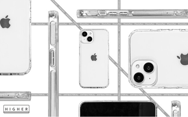 【新型iPhone15シリーズ対応 モバイルアクセサリー製品】ワンランク上の高品質透明クリアケース「HIGHER（ハイアー）」衝撃に強いハイブリッドケースが販売！
