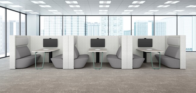 オープンスペースで快適なWeb会議を。ボックス型ソファ「sound sofa（サウンドソファ）」を11月1日（水）より発売