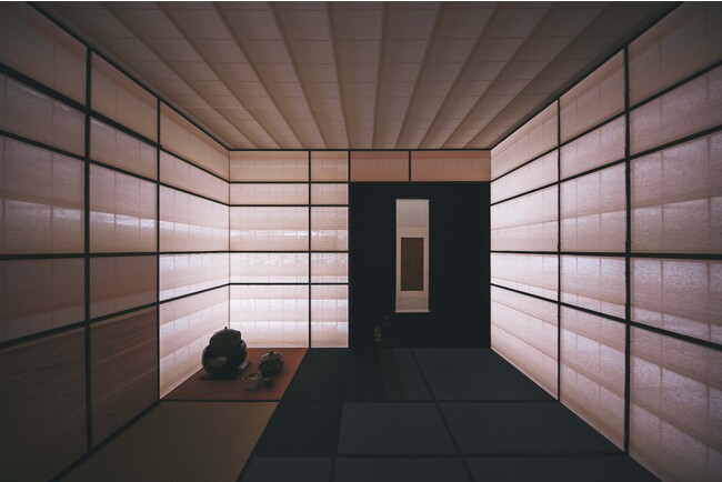 Tesera、西陣織の老舗・細尾と協業 京都のHOSOO GALLERYで茶室 織庵(おりあん)を公開