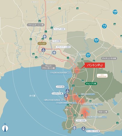 タイ・バンコク近郊での物流施設開発「アルファ パントンプロジェクト」開発に参画