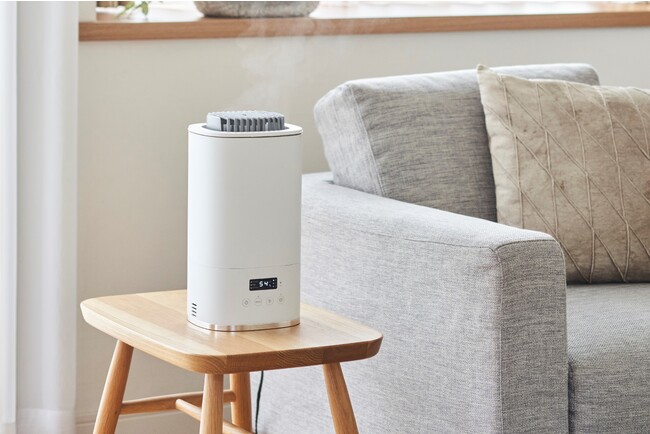 倒れにくくキレイな蒸気で加湿できる「スチーム式加湿器Korobaan(コロバーン)400S」を発売