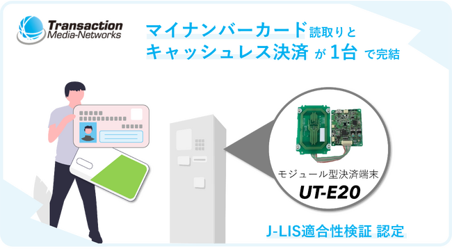 マイナンバーカード読取りとキャッシュレス決済が1台で完結　駐車場等の無人機で実績多数の決済端末「UT-E20」がマイナンバーカード読取り対応