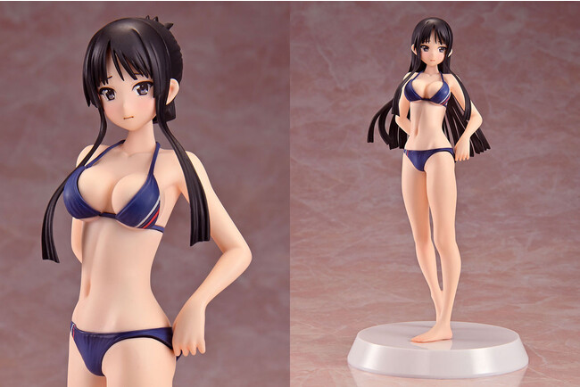 TVアニメ『けいおん！！』より、「秋山澪」が劇中の水着姿でフィギュア化。あみあみ含む一部流通限定でご案内中。