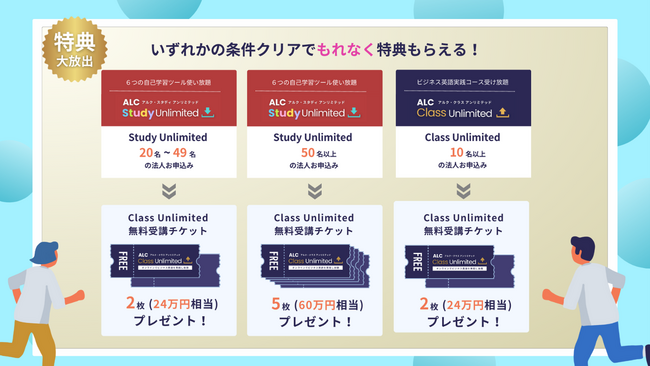 注目の英語研修シリーズリニューアル記念！ビジネス英語研修 最大60万円相当をプレゼント