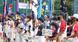 40チーム 総計600名が出場！第7回コスモス旗争奪少年野球大会が福岡県大木町で開催