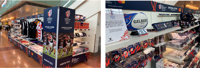 「ラグビーワールドカップ2023オフィシャルストア」が第2ターミナルに期間限定POPUPストアをOPEN!!