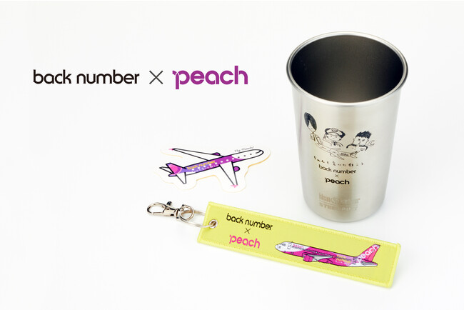 back number×Peachコラボグッズを販売！2日間限定でポップアップショップもオープン