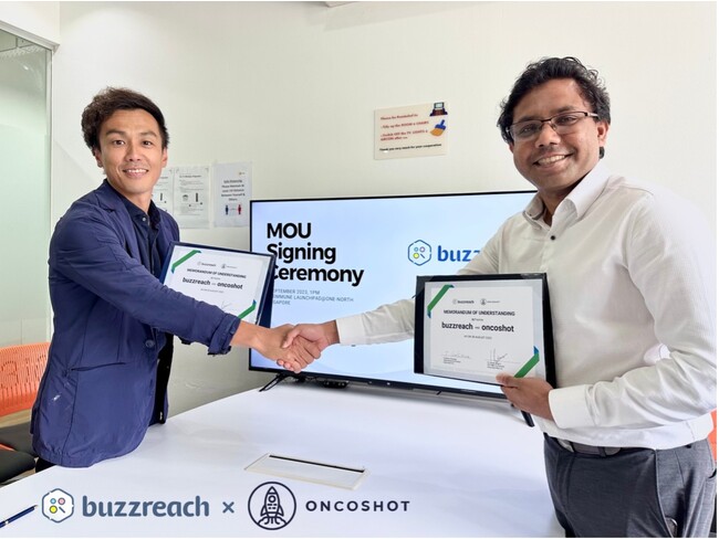 革新的なグローバルコラボレーション：BuzzreachとOncoshotがガン領域に特化してFederated AI data systemを活用した日本の臨床試験の進歩を牽引