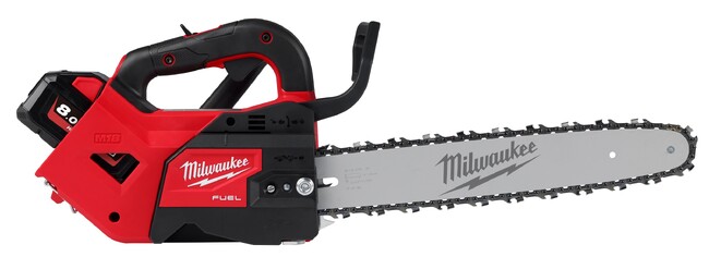 硬材を切断するハイパワーと35ccエンジン式と同等以上の切断速度「M18 FUEL(TM) 356mmトップハンドルチェーンソー」を発売
