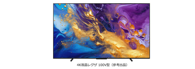 レグザ史上最大サイズとなる100V型の4K液晶レグザを開発～東京ゲームショウ2023（株）バンダイナムコエンターテインメントブースにPV上映用として参考展示