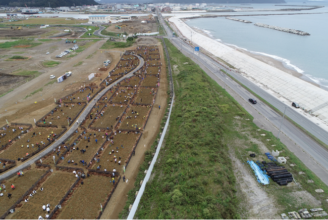 ９月２３日(土)「石巻復興の森植樹祭２０２３」を実施