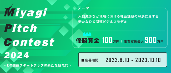 ポケットサイン株式会社が「Miyagi Pitch Contest 2024」を主催する実行委員会に、宮城県らとともに参画。デジタル身分証技術やJPKIを活用したサービスへのサポート体制を提供。