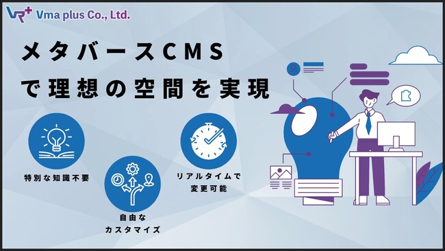メタバースCMSを活用して理想の仮想空間を実現しよう！Vma plus株式会社が新サービスの提供を開始