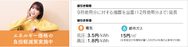 引き続き、電気代・都市ガス代の値引き支援を行います！