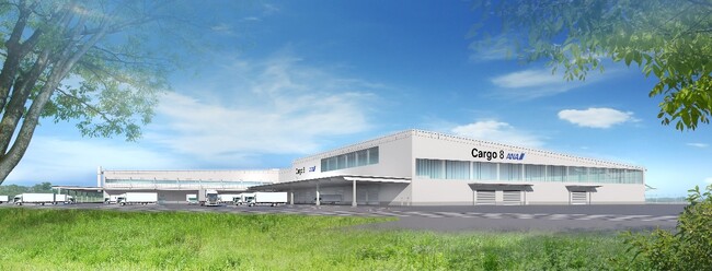NAAは、成田空港貨物ターミナル地区にANA最大の貨物上屋となる第8貨物ビルを新設　ANAは、2024年10月より新上屋へ集約した新たなオペレーションを始めます